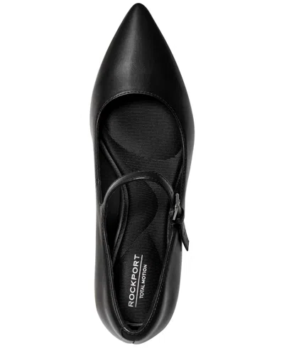 Rockport Women's Chase Mary Jane Pointed-toe Pumps In Black