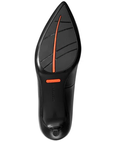 Rockport Women's Chase Mary Jane Pointed-toe Pumps In Black