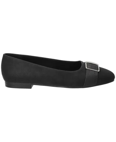 Easy Street Women's Keely Square Toe Ballet Flats In Black