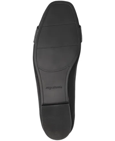 Easy Street Women's Keely Square Toe Ballet Flats In Black