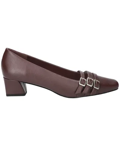 Easy Street Women's Enya Square Toe Pumps In Burgundy