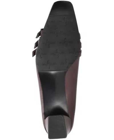 Easy Street Women's Enya Square Toe Pumps In Burgundy