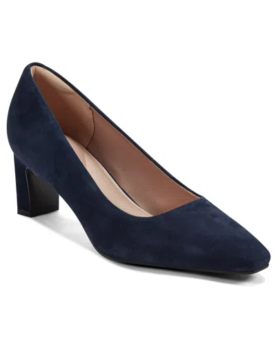 Rockport Women's Merida Block Heel Pumps In Blue
