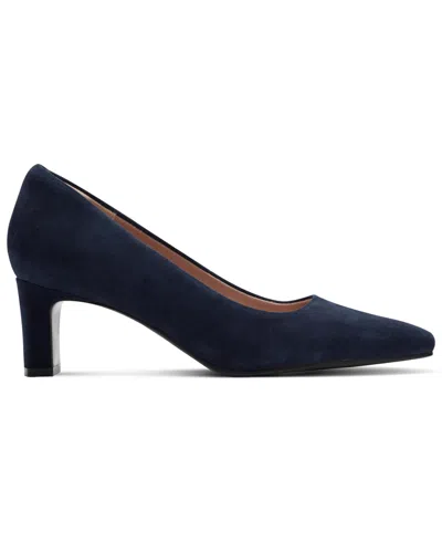 Rockport Women's Merida Block Heel Pumps In Blue