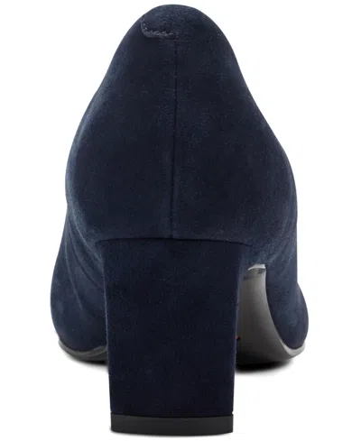 Rockport Women's Merida Block Heel Pumps In Blue