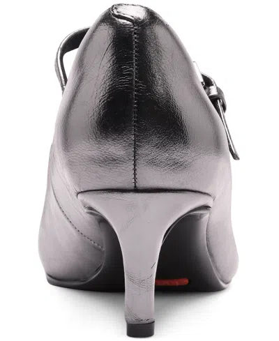 Rockport Women's Chase Mary Jane Pointed-toe Pumps In Gray