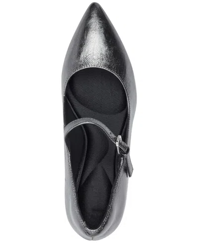 Rockport Women's Chase Mary Jane Pointed-toe Pumps In Gray