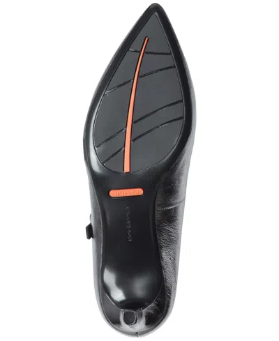 Rockport Women's Chase Mary Jane Pointed-toe Pumps In Gray