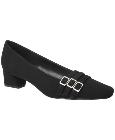 Easy Street Womens Block Heel Booties In Black