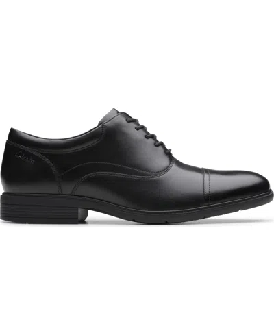 Clarks Men's Steadwell Ox Lace Up Dress Shoe In Black