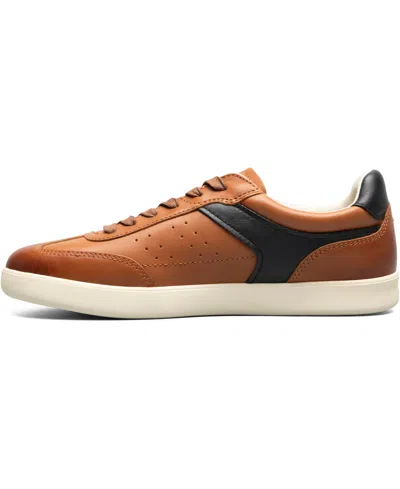 Florsheim Pace T-toe Lace Up Sneakers In Brown