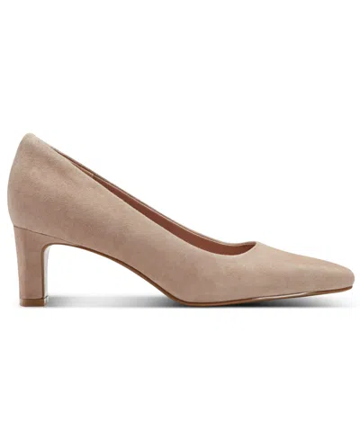 Rockport Women's Merida Block Heel Pumps In Neutral