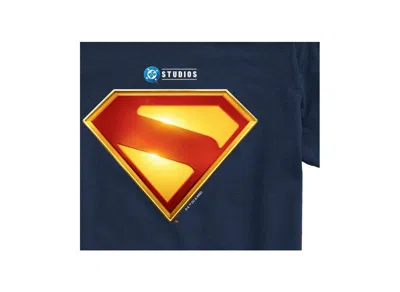 Hybrid Superman Big Boys Logo Shield Graphic T-shirt In Blue