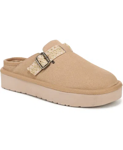 Blowfish Malibu Women's Monday Round Toe Platform Mules In Brown