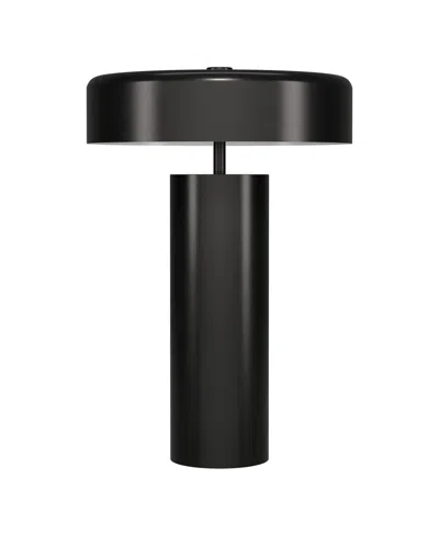 Hudson & Canal Nash 23.75" Metal Table Lamp With Metal Shade In Brown