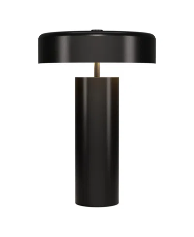 Hudson & Canal Nash 23.75" Metal Table Lamp With Metal Shade In Brown