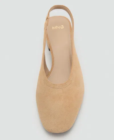 Mango Chaussures Talon Daim Sable - Femme - 41 -  In Brown