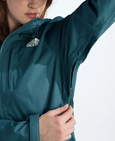 The North Face Antora Rain Parka In Green