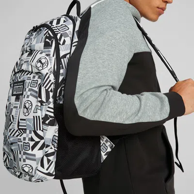 Puma Academy Backpack 'white Black' In Multi