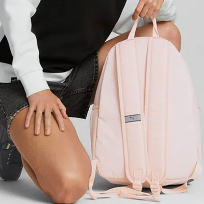Puma Phase Backpack 'beige' In Pink