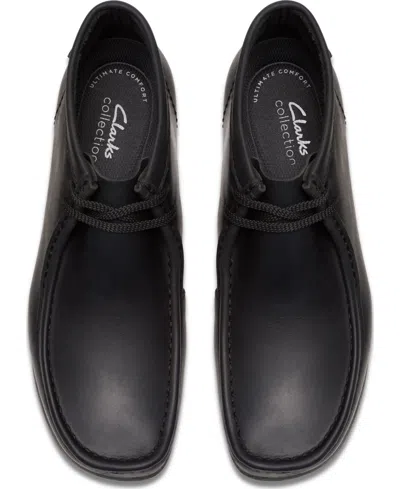 Clarks Wallaston Chukka Boot In Black