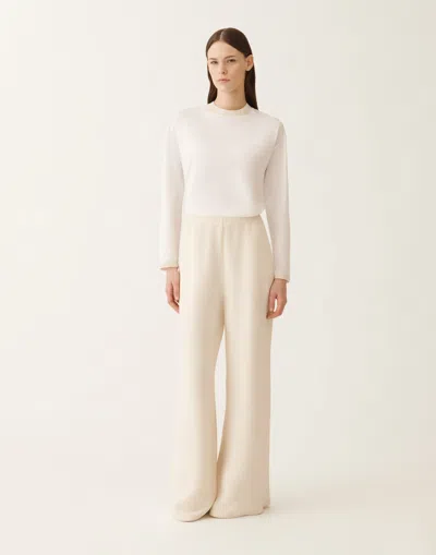 Fabiana Filippi Amelia Trousers In Cady In Neutral