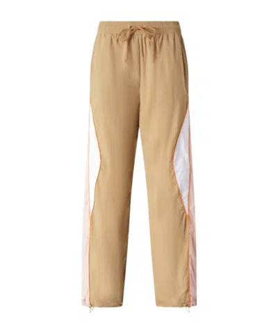 Pinko Technical Canvas Joggers With Side Band In Multi