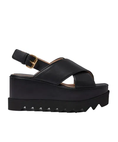 Stella Mccartney Elyse Platform Sandals In Black