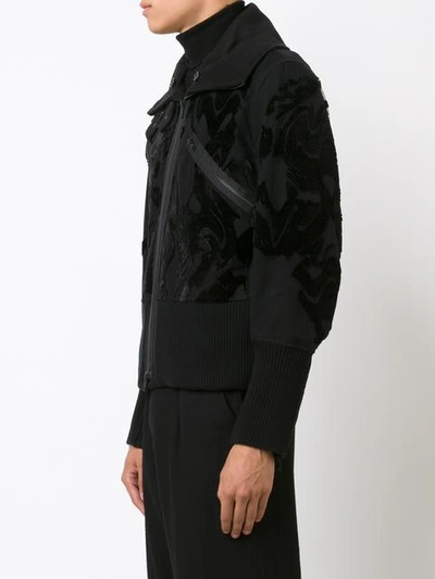 Shop Ann Demeulemeester 'craven' Jacket - 099 Black