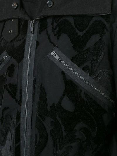 Shop Ann Demeulemeester 'craven' Jacket - 099 Black