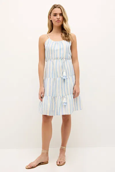 Marie Oliver Sydney Mini Dress In Aqua In Blue