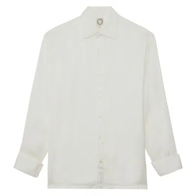 Ines De La Fressange Chemise Nova En Viscose Recyclée In White