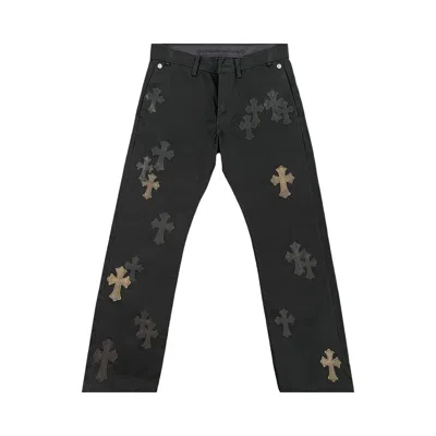Pre-owned Chrome Hearts Cross Patch Chino Pants 'black/camo' | Men's Size 40