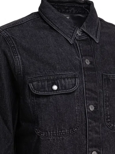 Alex Mill Button-fastening Cargo-pocket Jacket In Gray