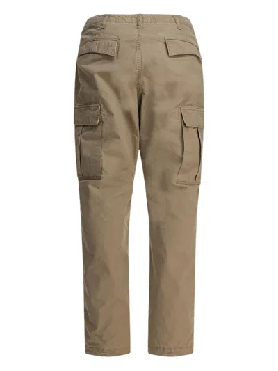 Nonnative Pleated-front Cargo Trousers In Brown