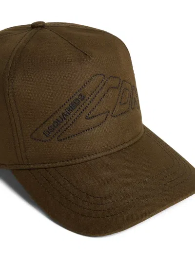 Dsquared2 Icon New Generation Baseball Cap In Brown