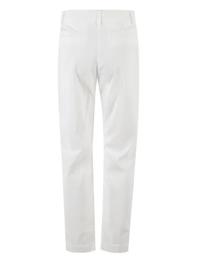 腰带袢直筒长裤