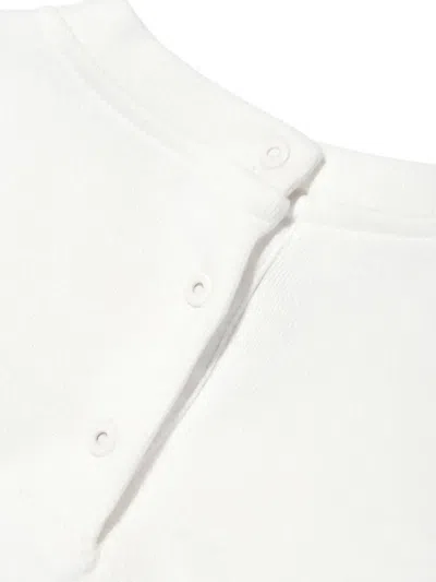 Fendi Logo-cut-out Sweatshirt In White