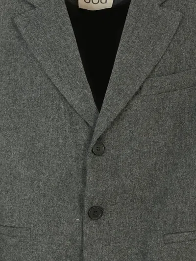 Douuod Three-button Wool Blazer In Green