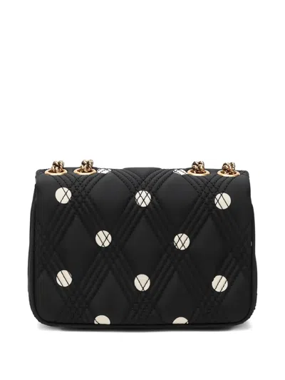 Valentino Quilted Bag With Chain Strap And Studded Rivets In Black