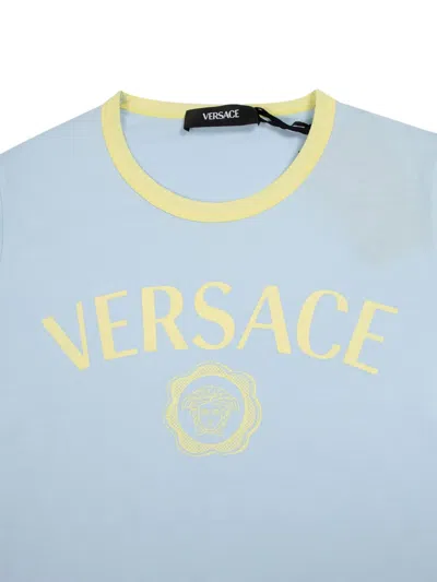 Versace T-shirt In Gray