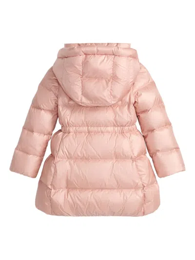 Polo Ralph Lauren Ralph Lauren Metallic Down Hooded Long Jacket In Neutral