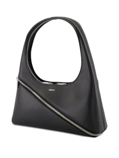 Coperni Zip Baguette Bag In Black