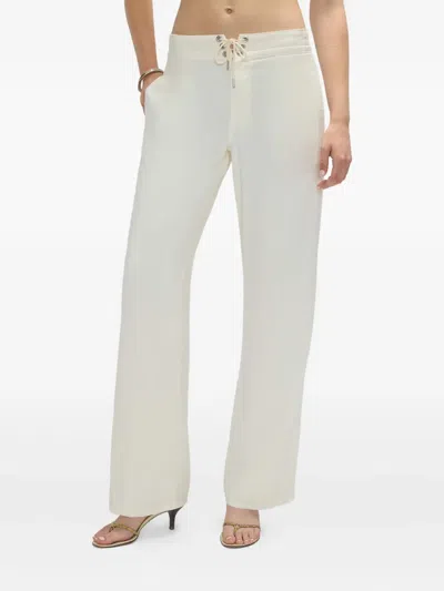Re/done The Surf Pant Drawstring Trousers In White