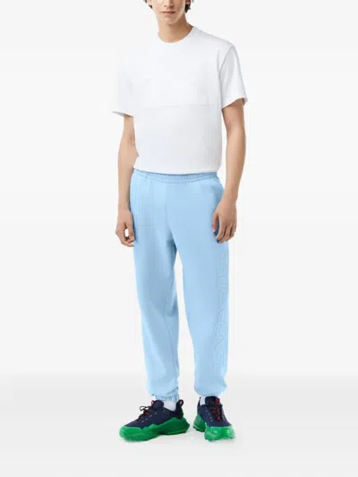 Lacoste Embossed-logo Track-pants In Multi