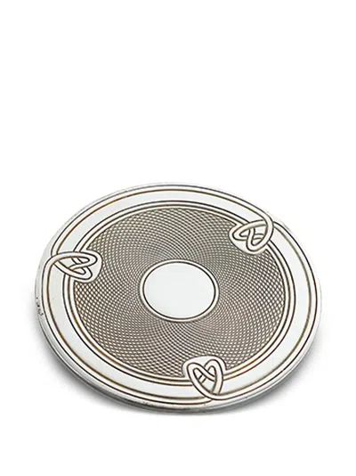 Christofle Louis-philippe Coasters (set Of Two) In Gray