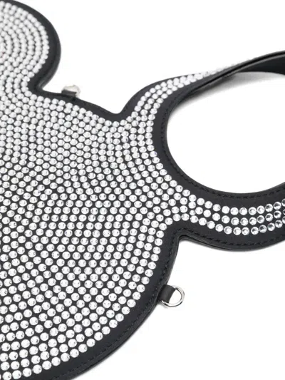 Coperni Mini Shoulder Bag With Stylized Mouse Head Design In Gray