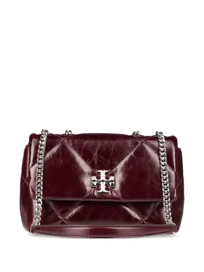 Tory Burch Quilted Chain Shoulder Bag In Burgundy