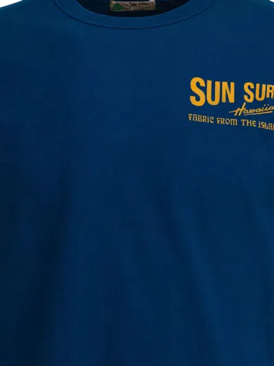 Sun Surf Blue Coton T-shirt In Blue