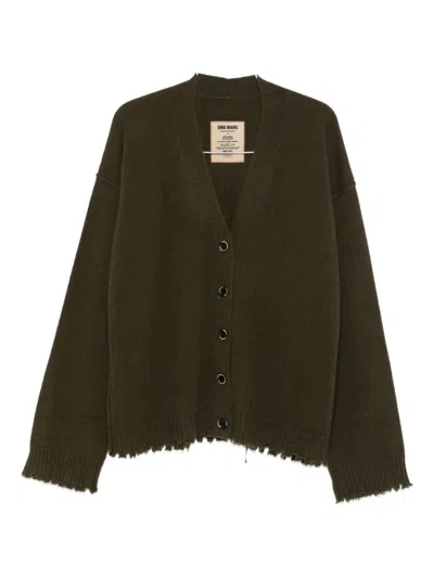 Uma Wang Loose-fitting Cashmere Cardigan With Front Buttons In Brown